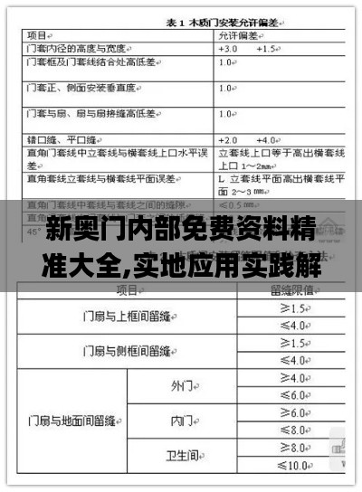 新奥门内部免费资料精准大全,实地应用实践解读_精致生活版YNL2.69