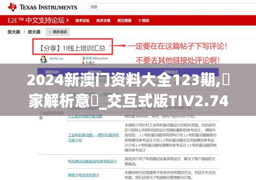 2024新澳门资料大全123期,專家解析意見_交互式版TIV2.74