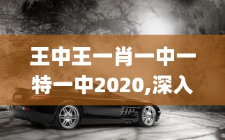 王中王一肖一中一特一中2020,深入探讨方案策略_编辑版OBD2.71