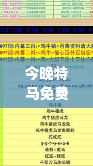 今晚特马免费公开资料,即时解答解析分析_瞬间版ASA2.48