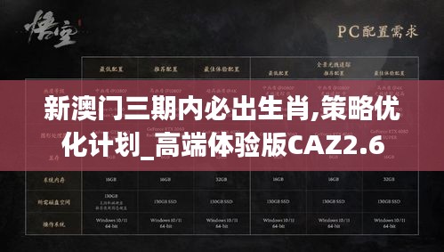 新澳门三期内必出生肖,策略优化计划_高端体验版CAZ2.6