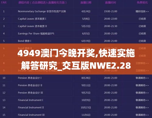 4949澳门今晚开奖,快速实施解答研究_交互版NWE2.28