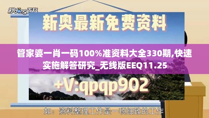 管家婆一肖一码100%准资料大全330期,快速实施解答研究_无线版EEQ11.25