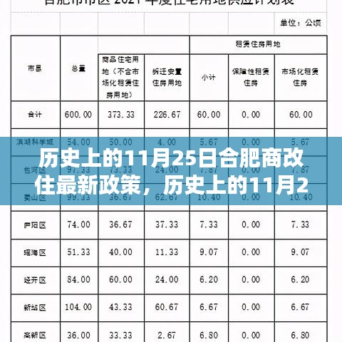 合肥商改住政策历史变迁，11月25日最新政策详解与适应指南