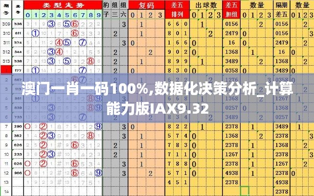 澳门一肖一码100%,数据化决策分析_计算能力版IAX9.32