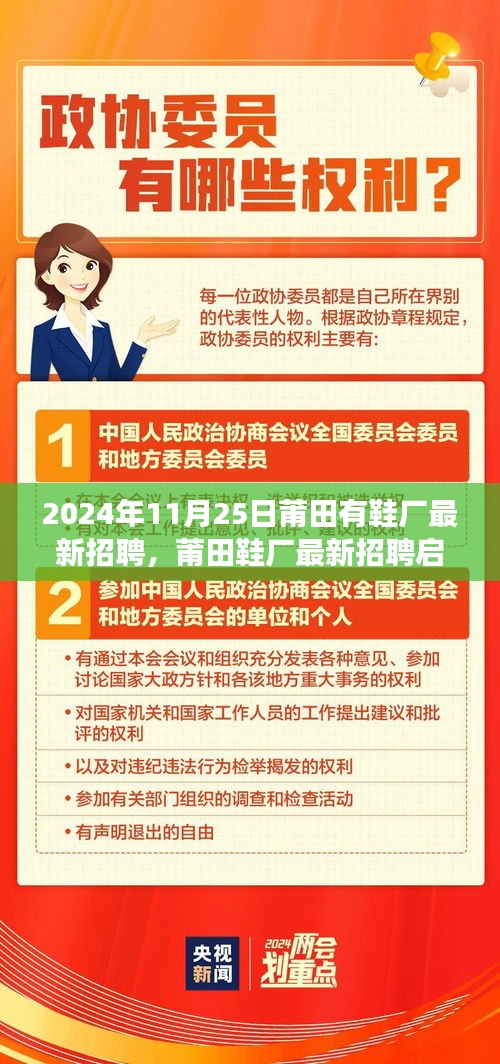 莆田鞋厂最新招聘启事，探寻职业发展的理想选择（2024年11月25日）