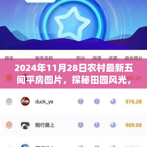 探秘田园风光，最新农村五间平房图片分享，心灵之旅启程