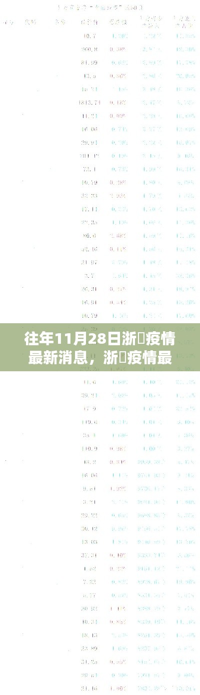 往年11月28日浙江疫情回顾与最新动态