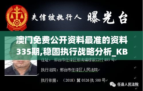 澳门免费公开资料最准的资料335期,稳固执行战略分析_KBY61.639冷静版