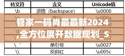 管家一码肖最最新2024,全方位展开数据规划_SSQ53.465精选版