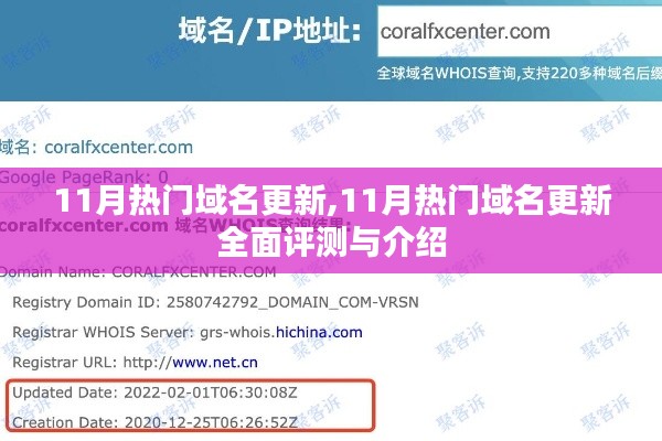 11月热门域名更新全面评测与介绍，最新域名动态一网打尽