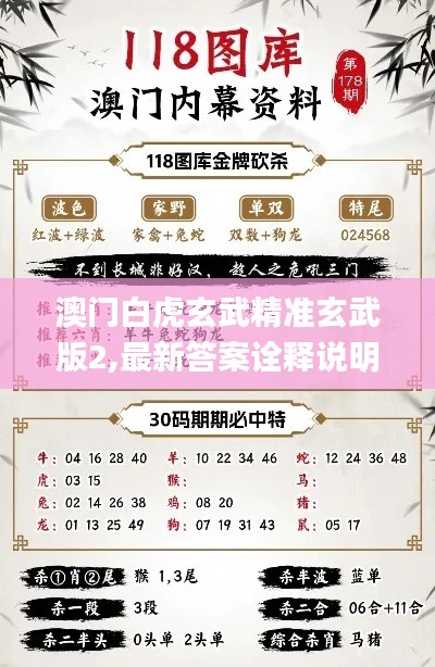 澳门白虎玄武精准玄武版2,最新答案诠释说明_TFJ87.645旗舰款