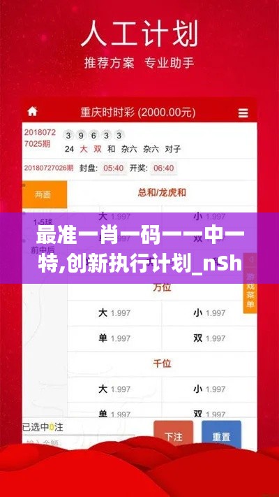 最准一肖一码一一中一特,创新执行计划_nShop56.738-4