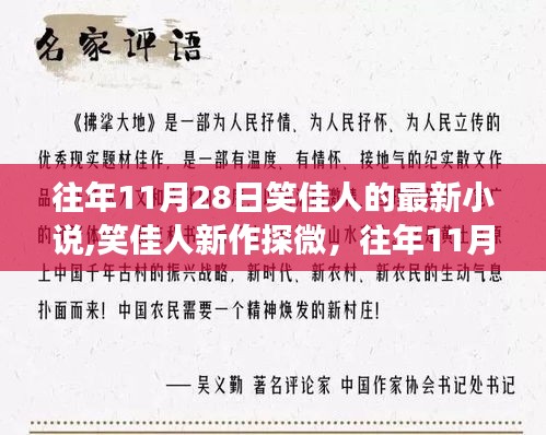 笑佳人新作探微，价值解读与个人观点——历年11月28日小说回顾与解析