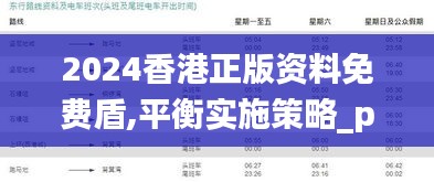 2024香港正版资料免费盾,平衡实施策略_pack17.738-4