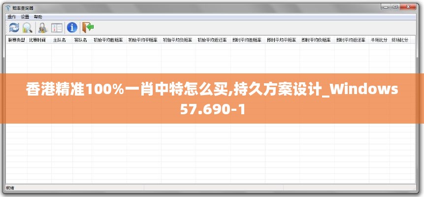 香港精准100%一肖中特怎么买,持久方案设计_Windows57.690-1