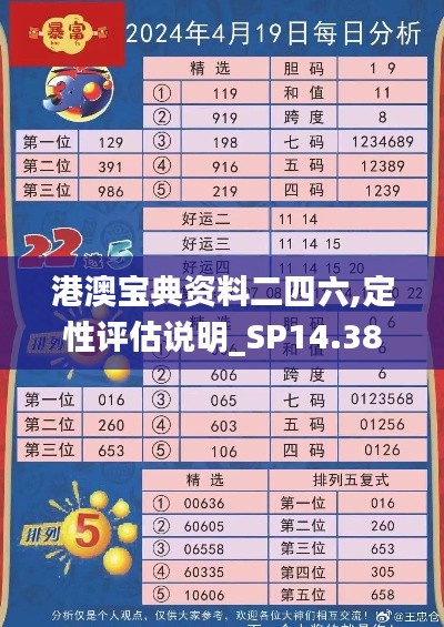 港澳宝典资料二四六,定性评估说明_SP14.384-6