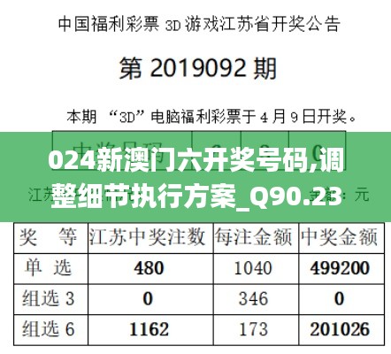 024新澳门六开奖号码,调整细节执行方案_Q90.234-6