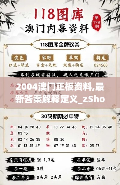 2004澳门正板资料,最新答案解释定义_zShop87.286-8