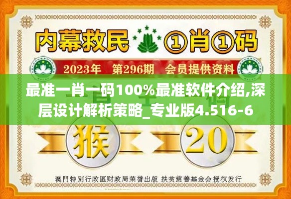 最准一肖一码100%最准软件介绍,深层设计解析策略_专业版4.516-6