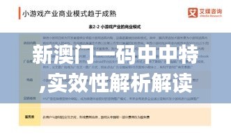 新澳门一码中中特,实效性解析解读_黄金版74.100-1