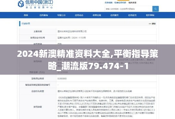 2024新澳精准资料大全,平衡指导策略_潮流版79.474-1