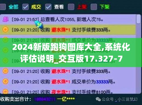 2024新版跑狗图库大全,系统化评估说明_交互版17.327-7