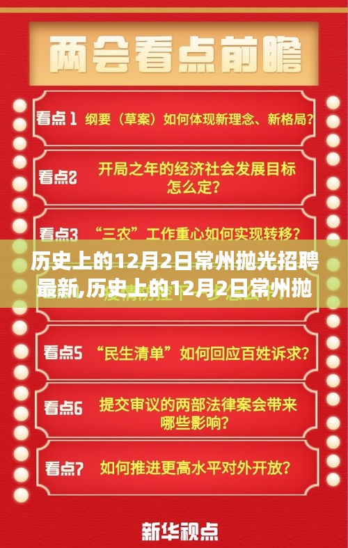 历史上的12月2日常州抛光招聘，学习变化，自信成就未来