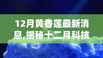 揭秘十二月科技新星黄香莲，高科技产品引领未来生活新篇章