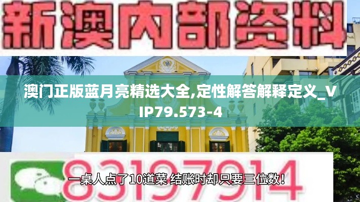 澳门正版蓝月亮精选大全,定性解答解释定义_VIP79.573-4