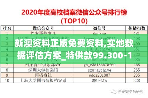 新澳资料正版免费资料,实地数据评估方案_特供款99.300-1