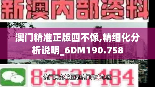 澳门精准正版四不像,精细化分析说明_6DM190.758