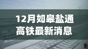 如皋盐通高铁最新动态，新纪元下的进展与小巷深处的特色小店探秘