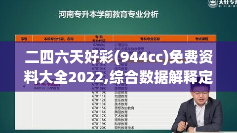 二四六天好彩(944cc)免费资料大全2022,综合数据解释定义_PT28.404