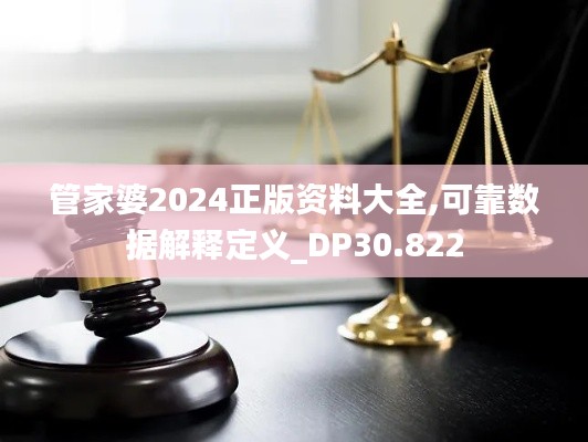 管家婆2024正版资料大全,可靠数据解释定义_DP30.822