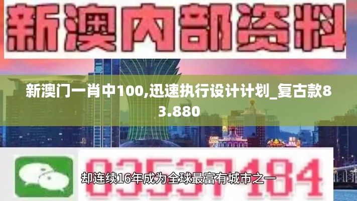 新澳门一肖中100,迅速执行设计计划_复古款83.880