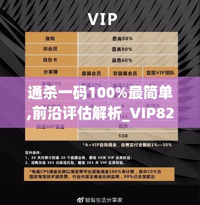 通杀一码100%最简单,前沿评估解析_VIP82.830