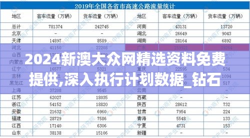 2024新澳大众网精选资料免费提供,深入执行计划数据_钻石版9.219