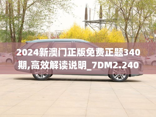 2024新澳门正版免费正题340期,高效解读说明_7DM2.240