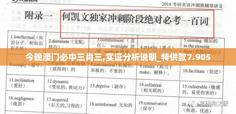 今晚澳门必中三肖三,实证分析说明_特供款7.905