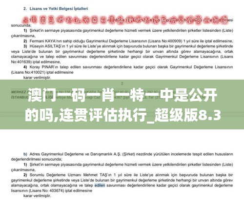 澳门一码一肖一特一中是公开的吗,连贯评估执行_超级版8.310