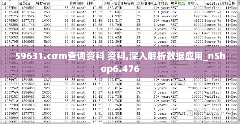 59631.cσm查询资科 资科,深入解析数据应用_nShop6.476