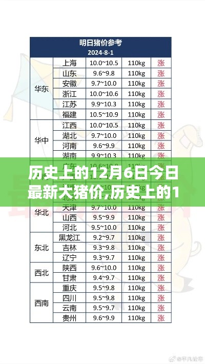 历史上的12月6日大猪价概览与最新分析