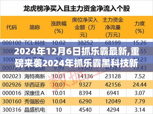 2024年抓乐霸黑科技新品重塑未来生活体验的革命性科技利器重磅来袭