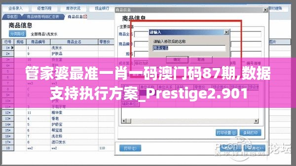 管家婆最准一肖一码澳门码87期,数据支持执行方案_Prestige2.901