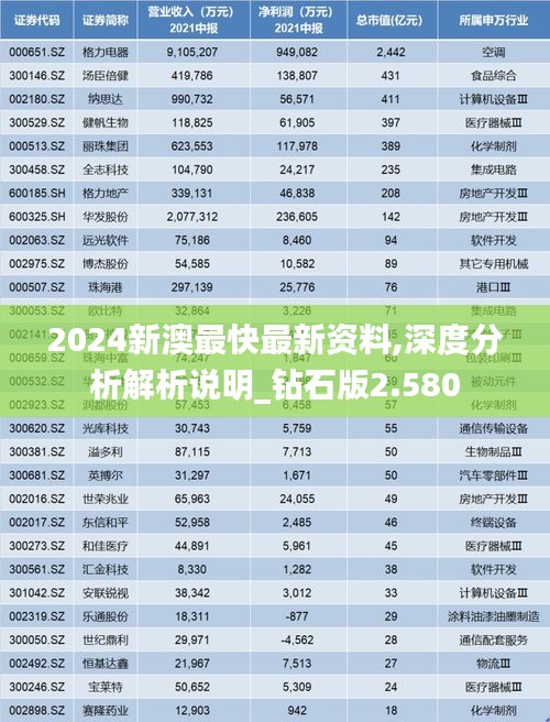 2024新澳最快最新资料,深度分析解析说明_钻石版2.580