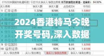 2024香港特马今晚开奖号码,深入数据解释定义_静态版8.151