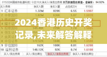 2024香港历史开奖记录,未来解答解释定义_至尊版10.368