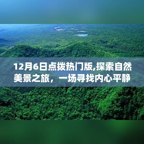 探索自然美景之旅，寻找内心平静的奇妙冒险——12月6日热门版点拨