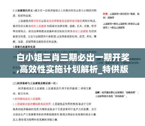 白小姐三肖三期必出一期开奖,高效性实施计划解析_特供版5.401